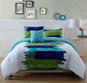 Blue and green bedding sets